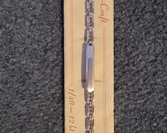 Rose Gold 1940s Watch Band - Facile ladies Unused Vintage