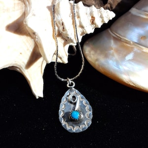 Stamped Navajo Pendant - Etsy