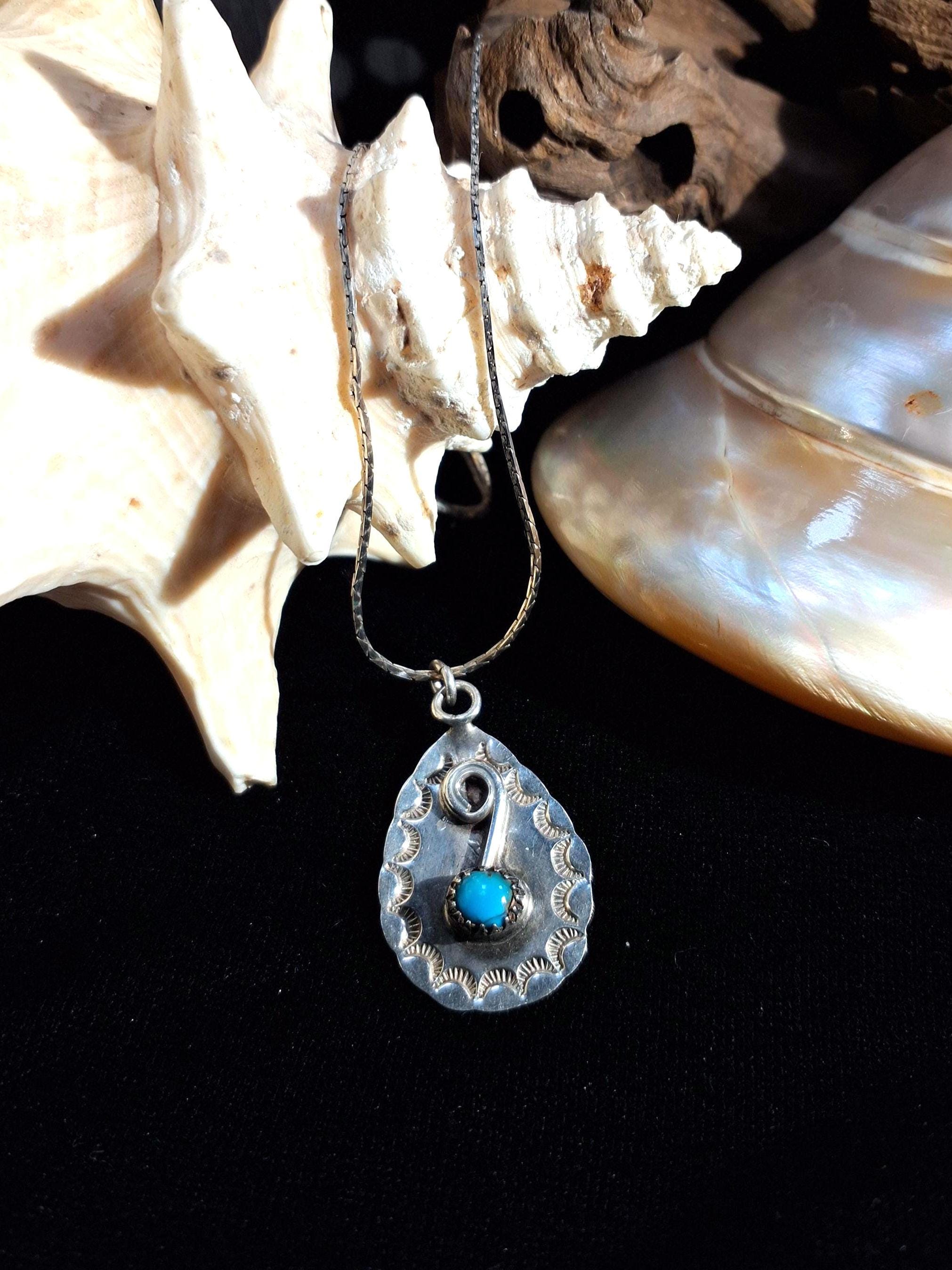 Stamped Navajo Pendant - Etsy