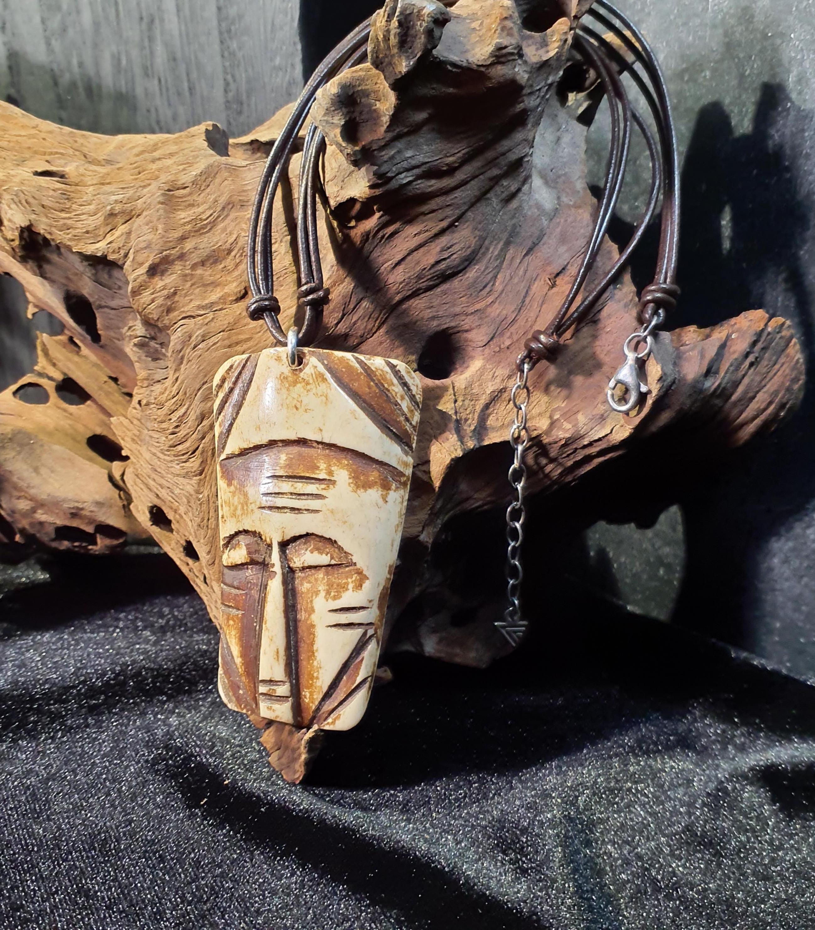 African Leather Mask - Etsy