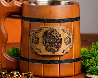 DND Mug - DM mug - Dungeons and Dragons Gifts - D&D - Dungeon Master - Tankard