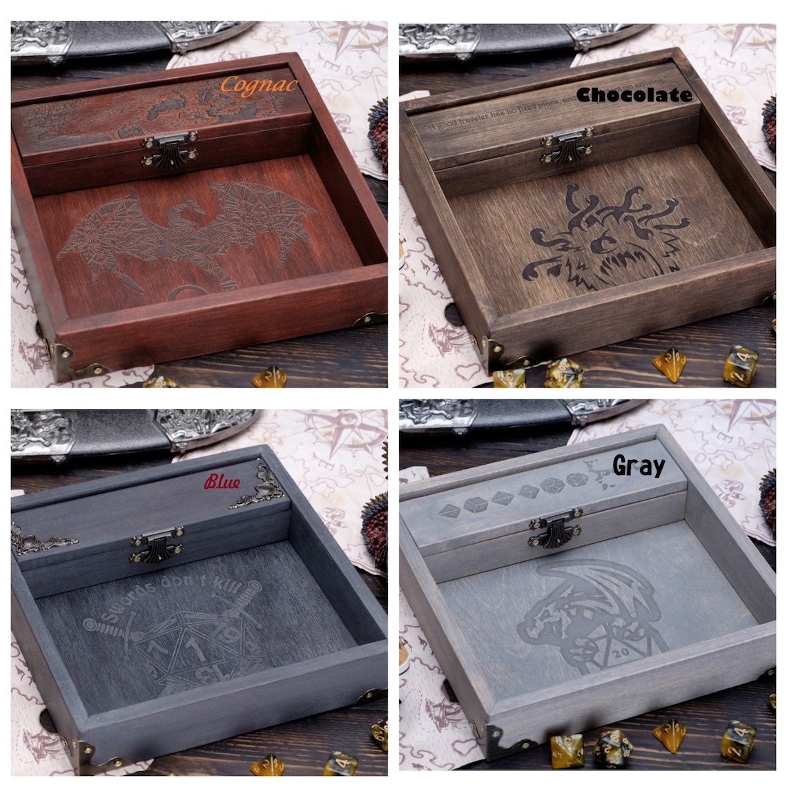 Dice Tray Rolling Tray Dice Rolling Tray Critical Role Dice Etsy