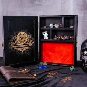 Custom Dice Box Book: DnD Rolling Tray & Storage image 10