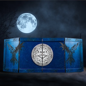 Personalized DM Screen, Dark Fantasy Screen, Dungeon Master Screen, GM Screen, Critical Role, Dungeon Master gift