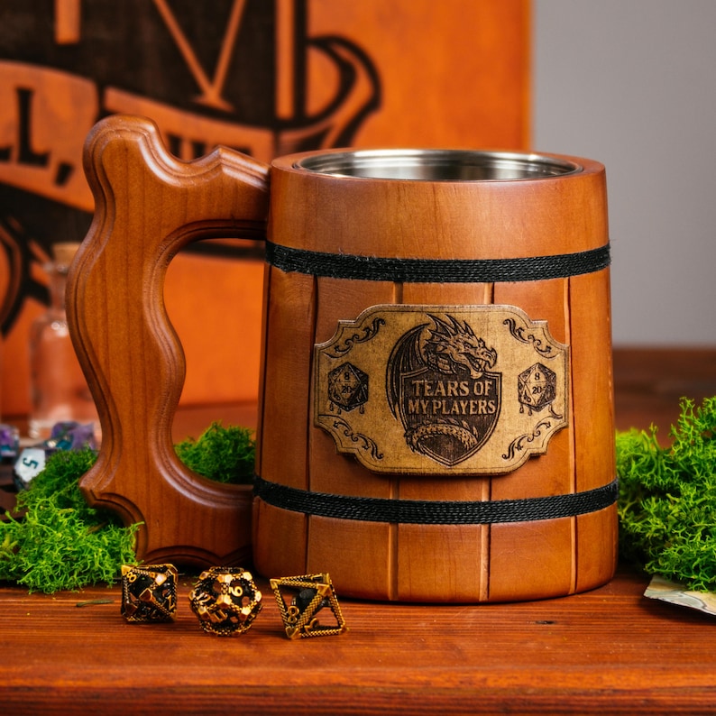 Taza DND - Taza DM - Regalos de Dungeons and Dragons - D&D - Dungeon Master - Jarra imagen 1