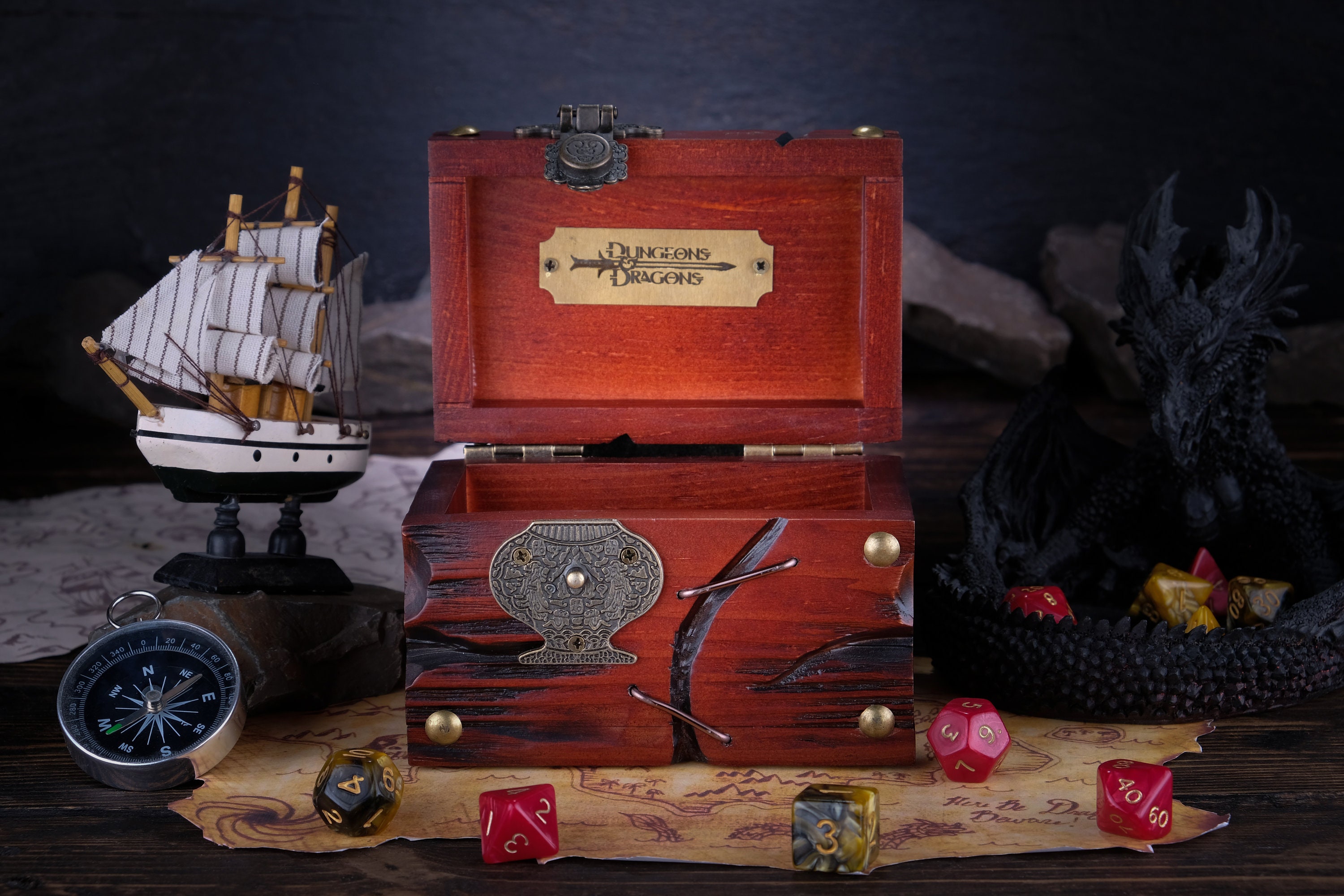 Custom Dnd Dice Box D&D Dice Box Dnd Box Dice Box Dnd Etsy