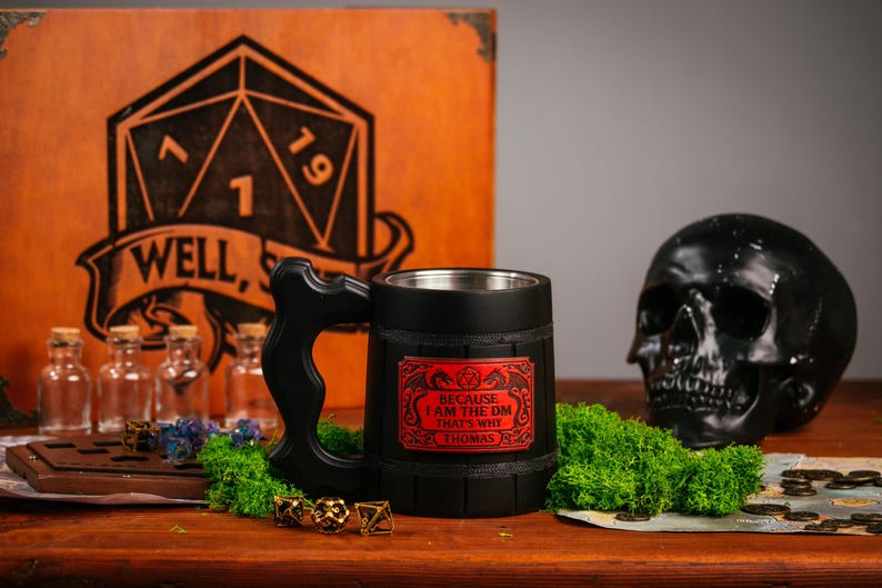 Taza DND - Taza DM - Regalos de Dungeons and Dragons - D&D - Dungeon Master - Jarra imagen 7