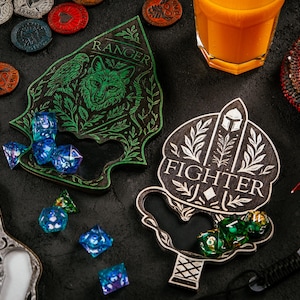 Handcrafted D&D Dice Coaster: Dungeon Master Drink Holder