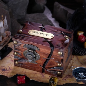 DND Box Holder Keep Your Dice Safe Personalized Custom Storage Dungeons and Dragons Box