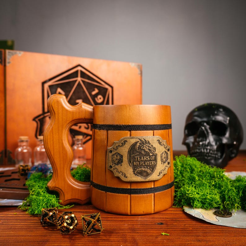 Taza DND - Taza DM - Regalos de Dungeons and Dragons - D&D - Dungeon Master - Jarra imagen 2