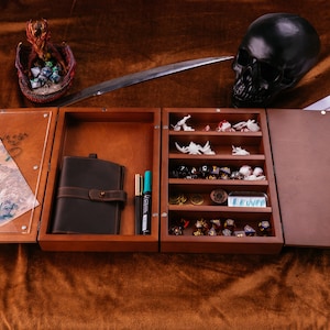 Pantalla de DM de DnD, rastreador de iniciativa, rastreador de recursos humanos, pantalla de Dungeon Master para juegos de rol, regalo para nerds de TTRPG