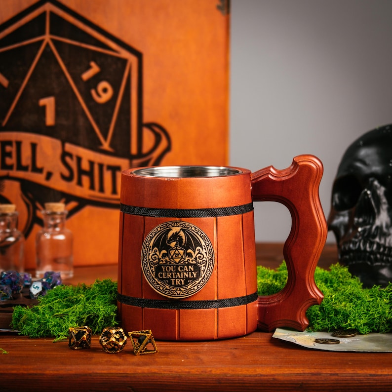 Taza DND - Taza DM - Regalos de Dungeons and Dragons - D&D - Dungeon Master - Jarra imagen 3