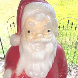vintage Santa blow mold