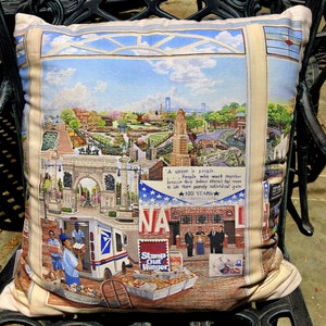 Throw Pillow "Brooklyn Picture Window #2"