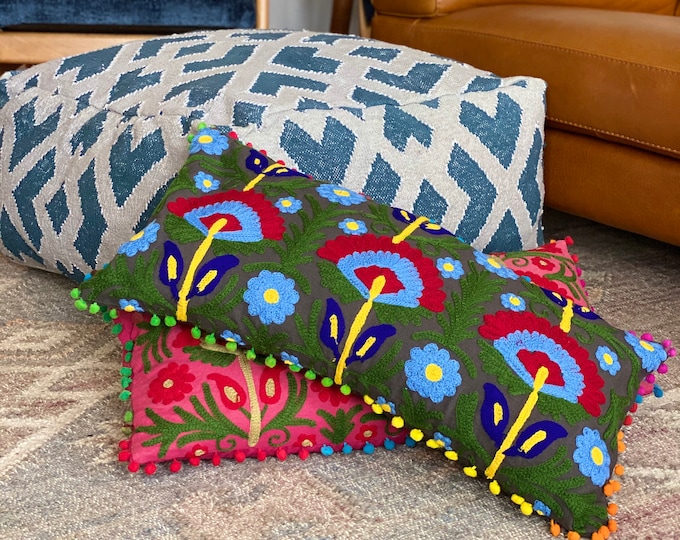 Lumbar Boho Pillow Cover Bohemian Decor Boho Home Decor Boho Decor Boho