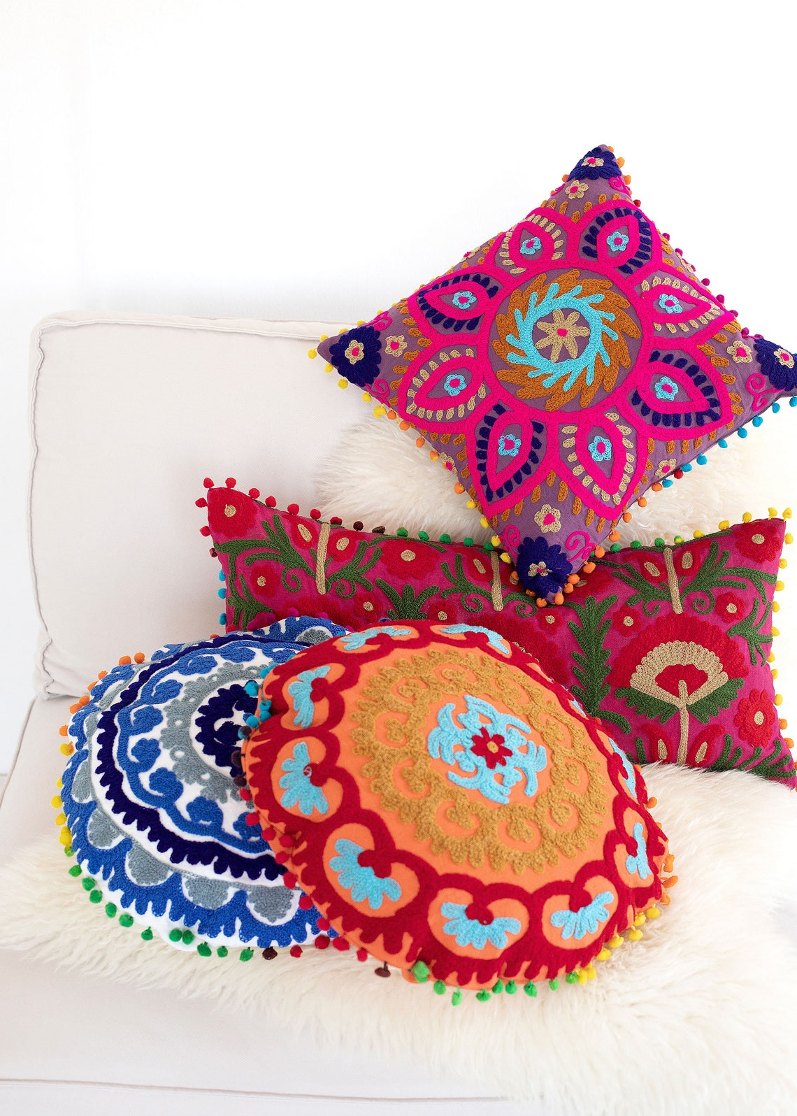 Boho Pillow Cover Bohemian Decor Boho Home Decor Boho Decor | Etsy