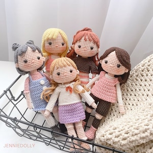 Bundle Amigurumi Crochet  Doll Pattern JennieDolly 6
