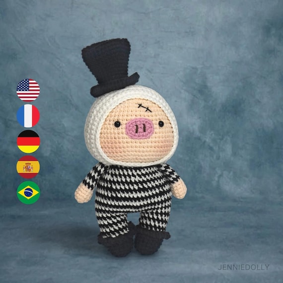 9 Jack Skellington Crochet Patterns 5 Billy The Jack Skellington Pig