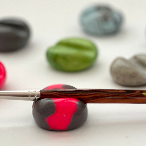 Clay Brush Holder Etsy