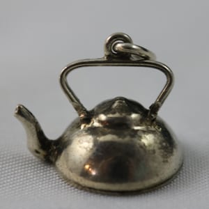 90% Silver Tea Kettle Charm