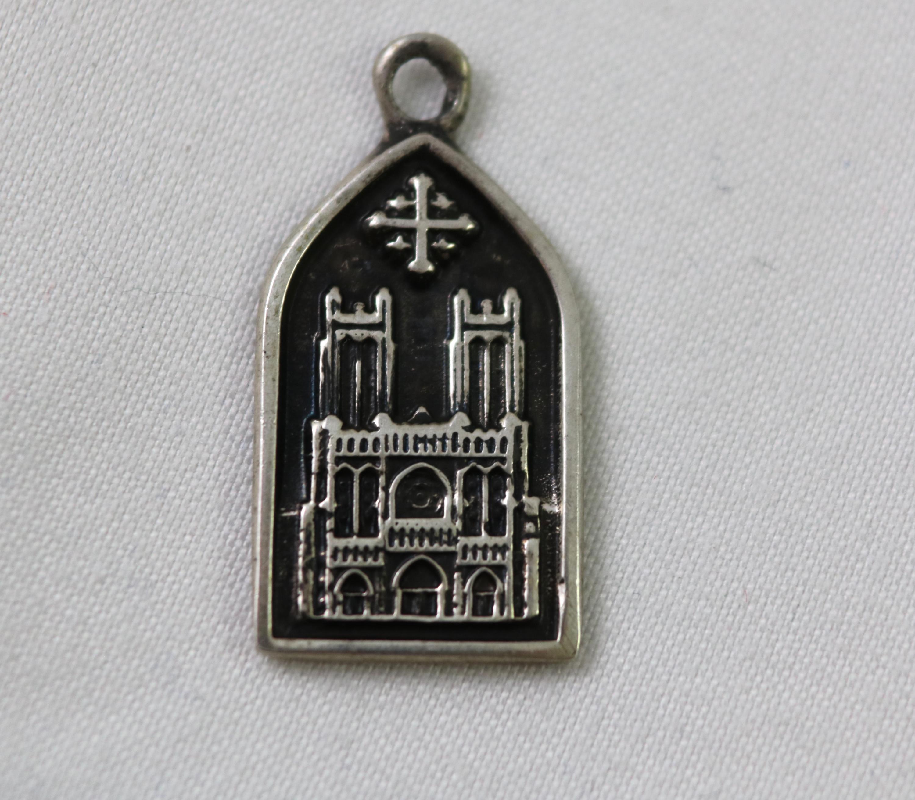 Sterling Silver Washington National Cathedral Charm
