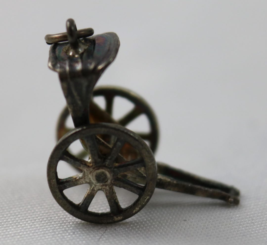 Sterling Silver Articulated Rickshaw Charm - Etsy