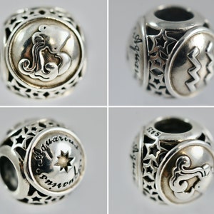 Various Authentic Pandora Star Sign Charms 791934, 791936, 791945, 791941, 791942, 791939, 791944