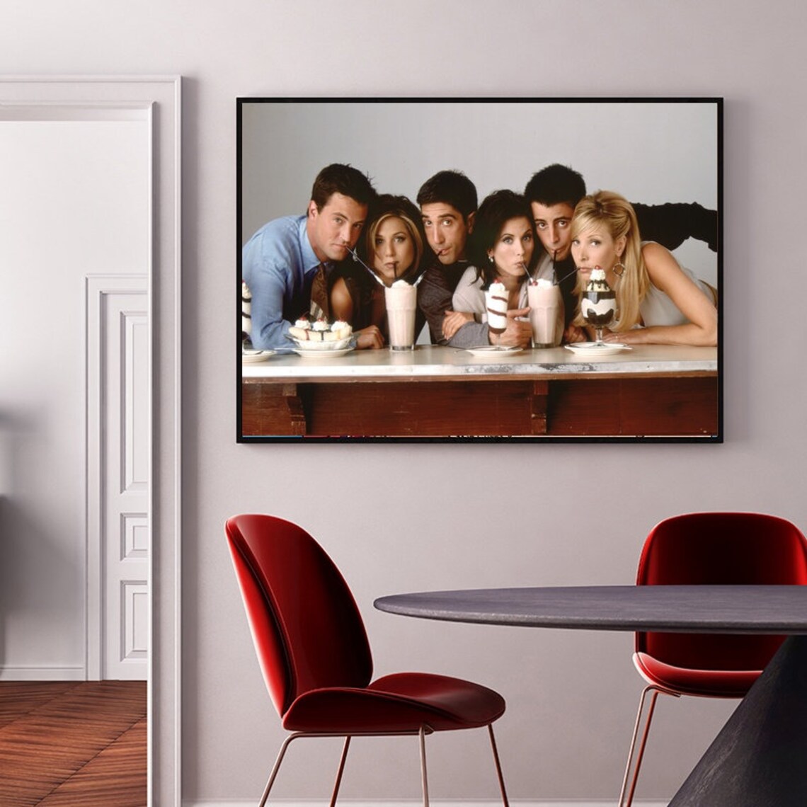 Friends TV Show Poster Movie Poster Print Wall Art Canvas | Etsy