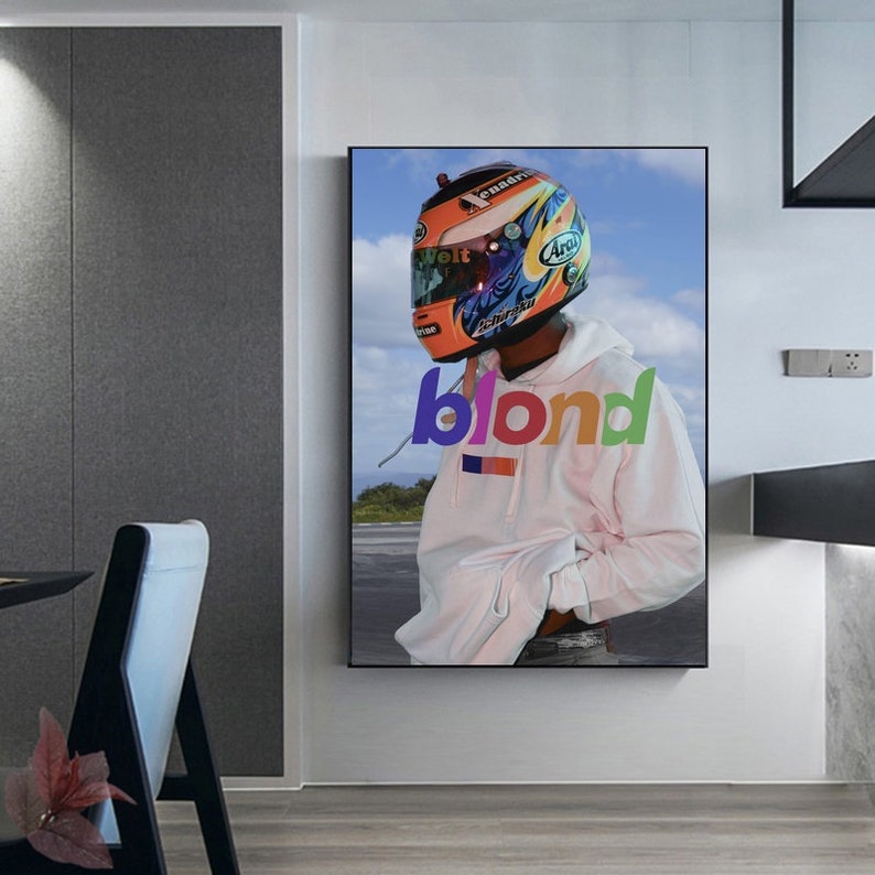 Frank Ocean Poster Rapper Music Star Blond Wall Art