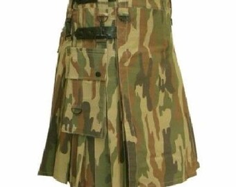 leather utility kilt