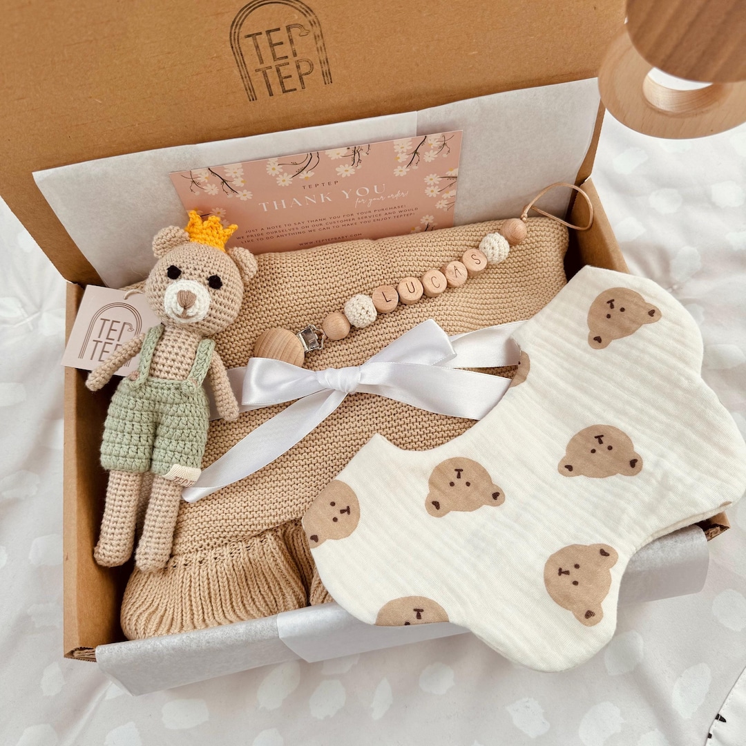 Baby Boy Personalized Baby Gift Set Customized Newborn Baby Gift ...