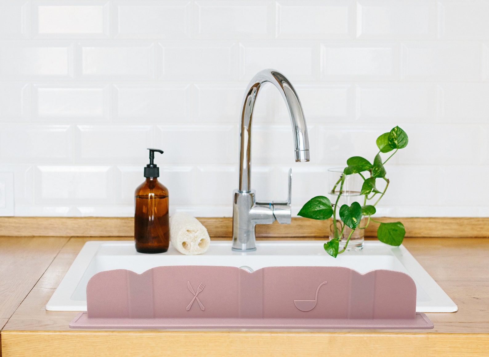 EcoFriendly Silicone Sink Water Splash Guard for Kitchen and Etsy