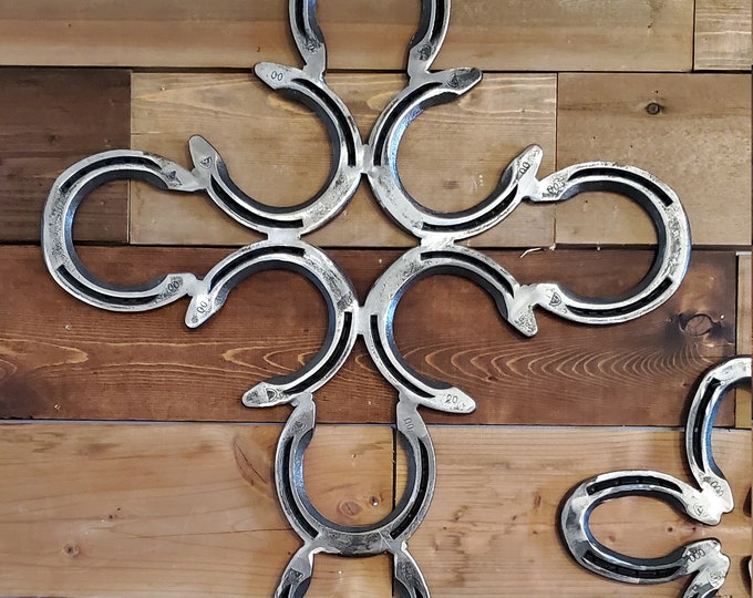 Horseshoe Wall Hanging, Wall Decor, Iron Works, Horseshoe Art, Wall