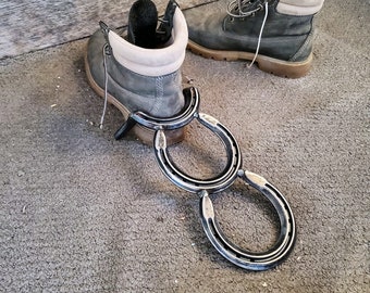 Horseshoe Boot Puller, Metal Boot Puller, Shoe Puller, Iron Works, Heavy Duty Boot Puller, Small