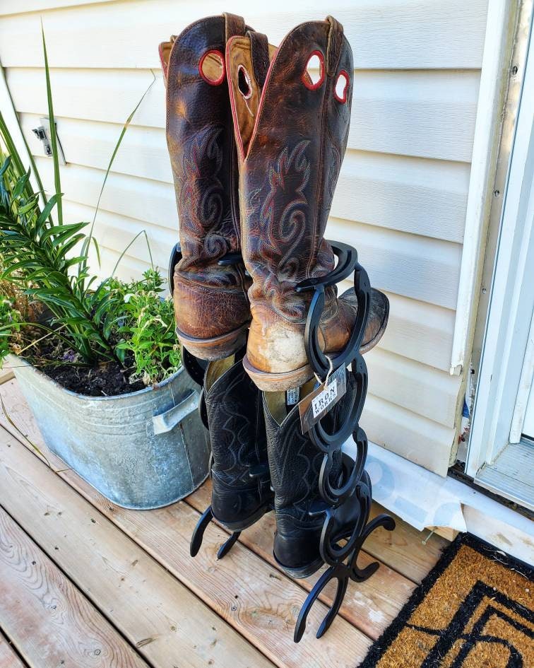Cowboy boot holder sale