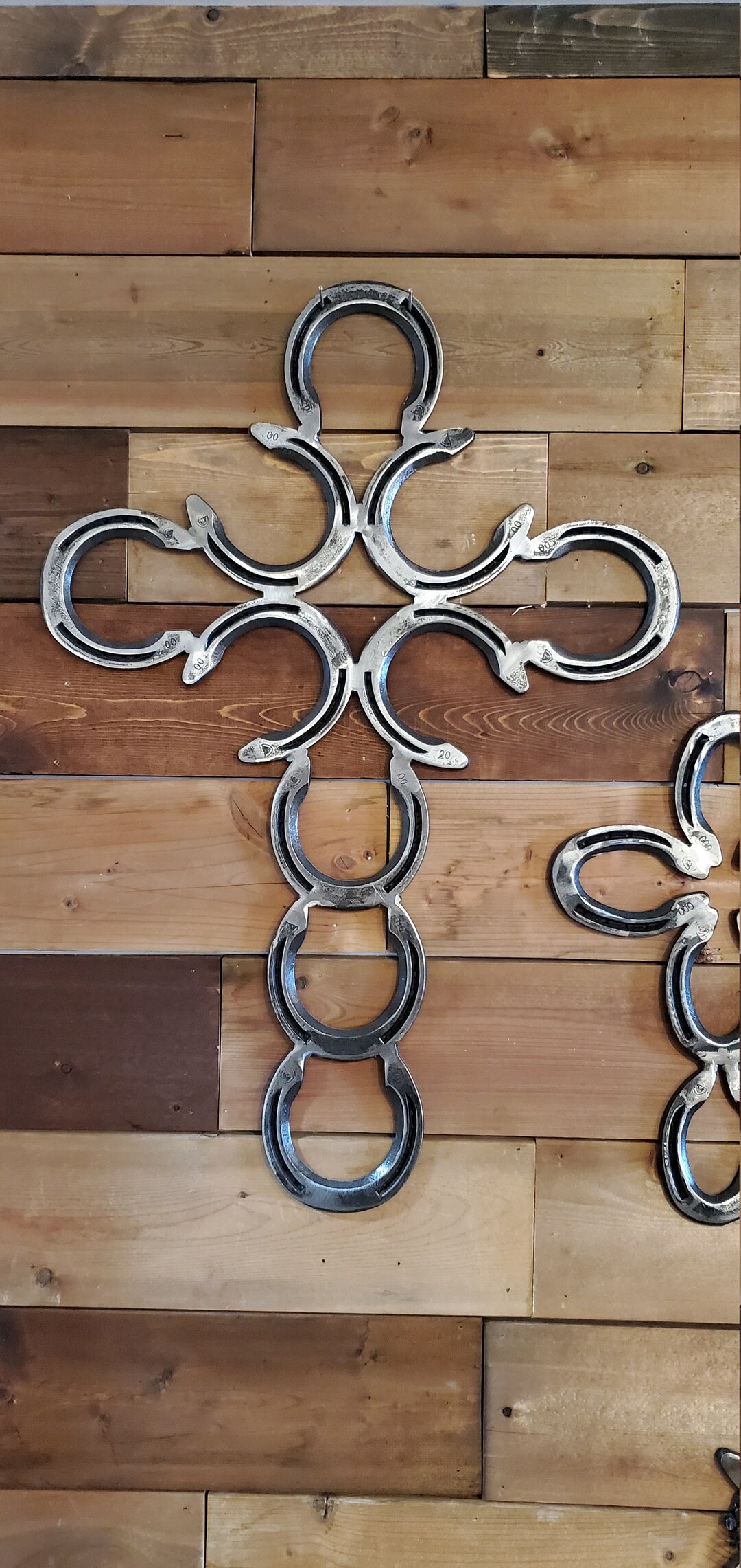 Horseshoe Wall Hanging Wall Decor Iron Works Horseshoe Art Etsy