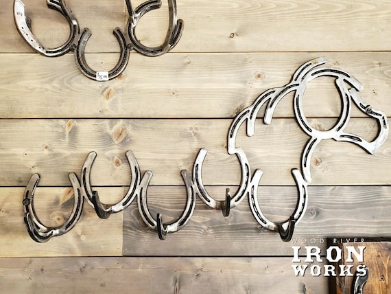 horse shoe coat rack