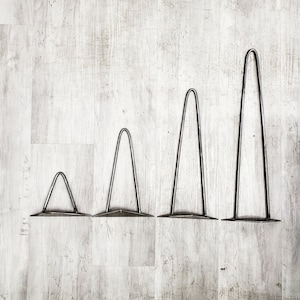 Hairpin Leg 2 Rod (SOLD INDIVIDUALLY), Modern metal legs, heavy duty legs