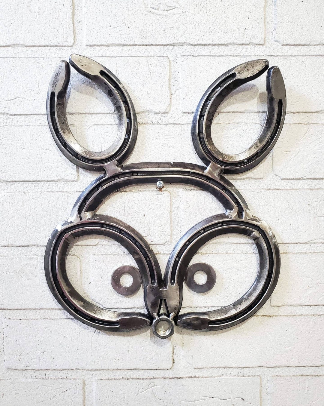 Horseshoe Fox, Horseshoe Wall Hanging, Animal Decor, Western Decor