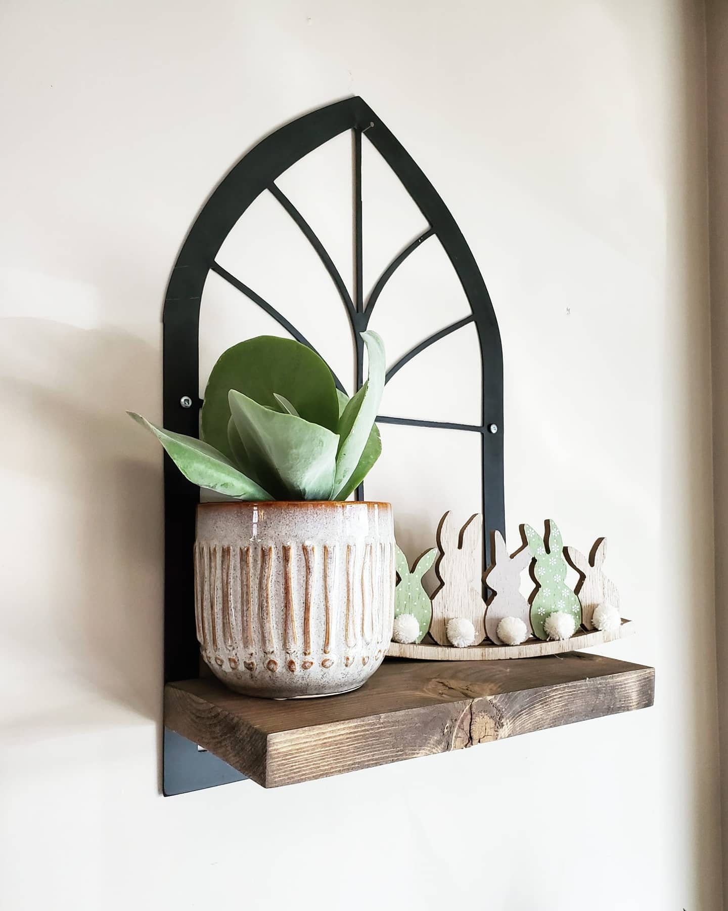 Metal Window Frame Shelf Church Window Picture Frame Shelf Etsy