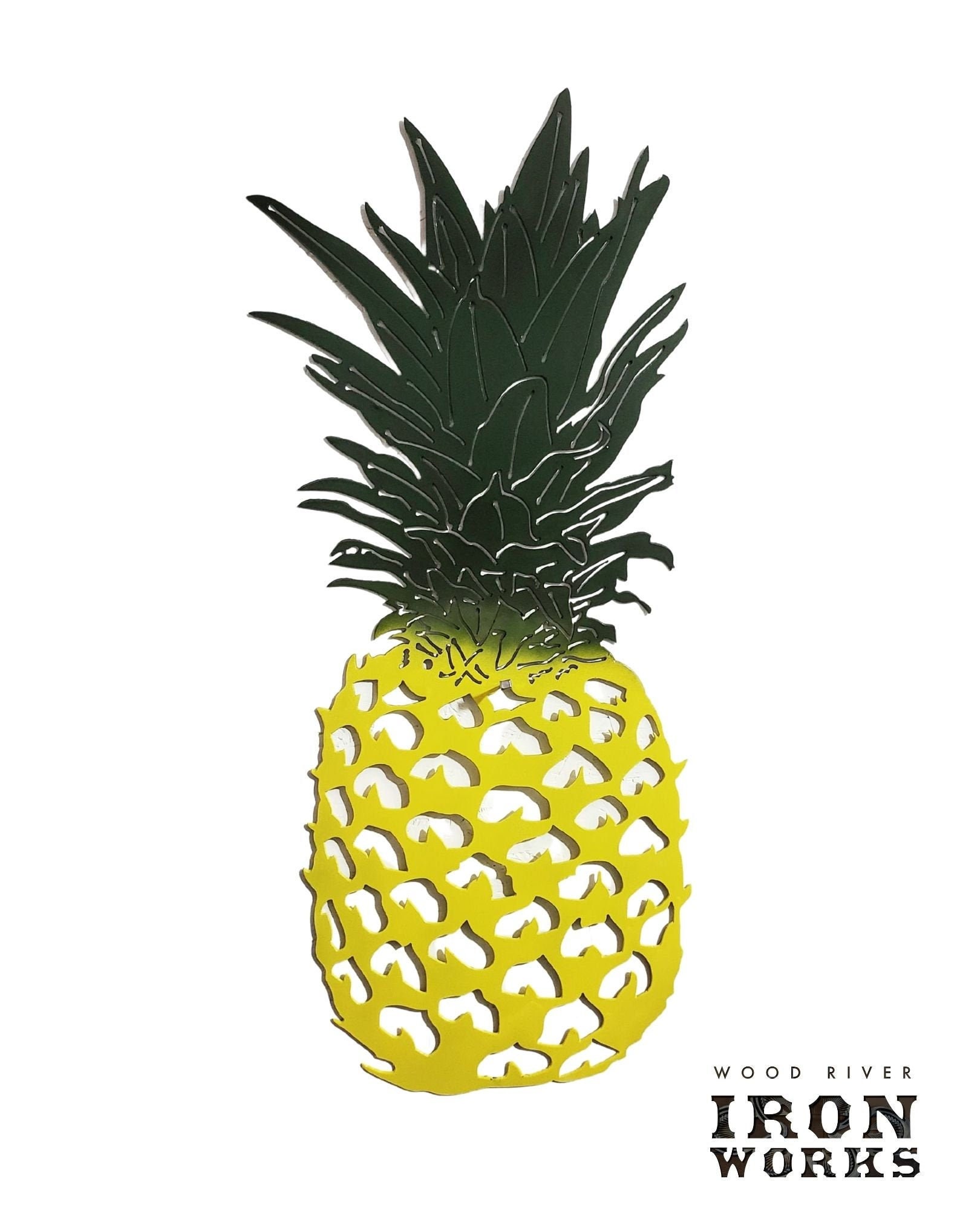 Signo de metal de piña colgante de pared señales de metal | Etsy España