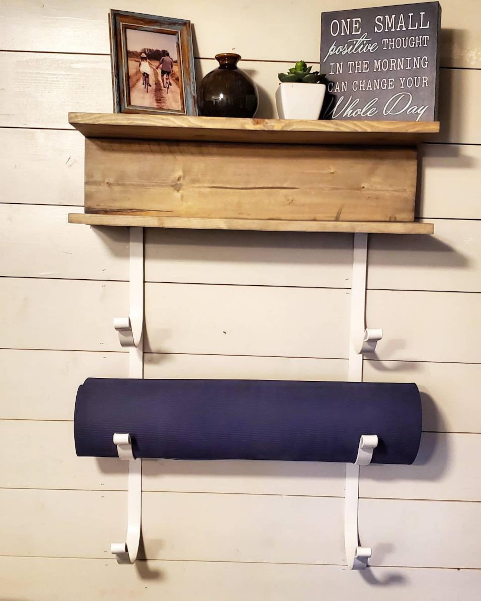 yoga mat shelves
