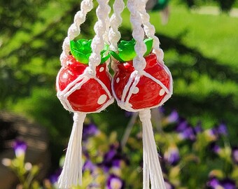Mushroom Earrings | Cottagecore Jewelry | Fairycore Dangle Earrings | Woodland Gift