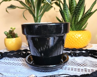 Gothic Black Skull Macrame Plant Hanger | Halloween Lover Decor | Witchy Gifts
