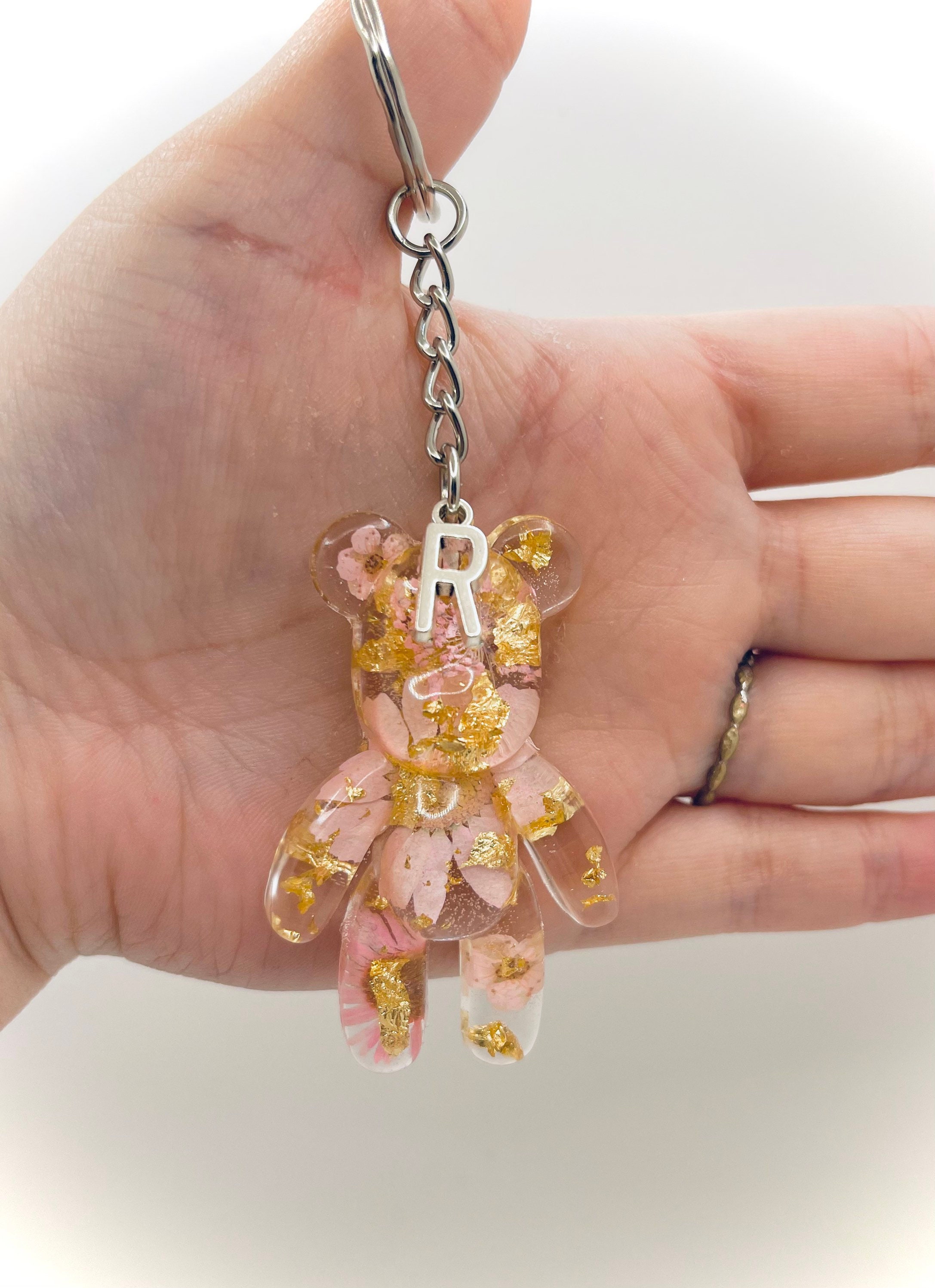 PERSONALISED KEY CHAIN Pocket Hug Bear Keychain Thoughtful Etsy