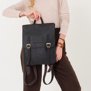 Handcrafted Leather Backpack | Travel Bag | Everyday Backpack | Leather Bag | Leather Rucksack | Backpack for Laptops | Gifts For Her
