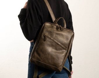 Handcrafted Leather Backpack | Travel Bag | Everyday Backpack | Leather Bag | Leather Rucksack | Backpack for Laptops | Gifts For Her