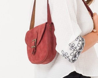 Bolso de cuero para mujer / Bolso hecho a mano / Bolso de cuero Crossbody / Bolso de cuero / Bolso de cuero para mujeres / Bolso de hombro / Bolso de todos los días
