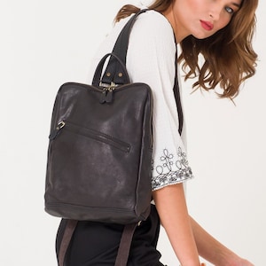Handcrafted Leather Backpack | Travel Bag | Everyday Backpack | Leather Bag | Leather Rucksack | Backpack for Laptops | Gifts For Her