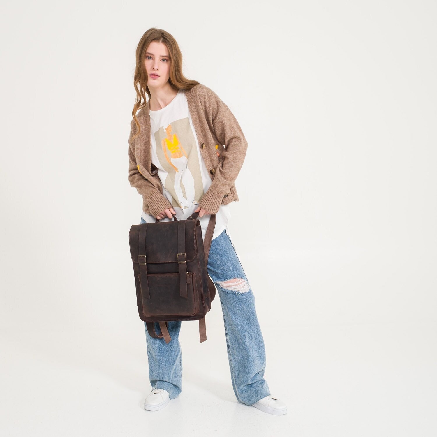 Typo buffalo satchel backpack clearance